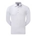 FootJoy Thermolite Herren Langarm-Polo, weiss