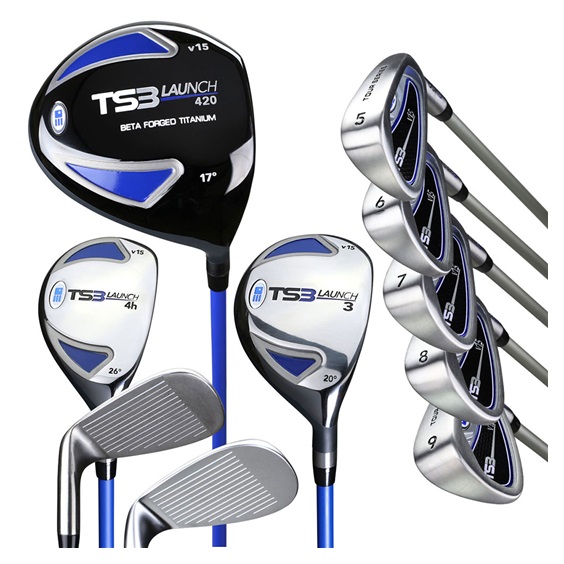 U.S. Kids Golf TS3-54 (137cm) v10 10-Club Combo Junior Golfset