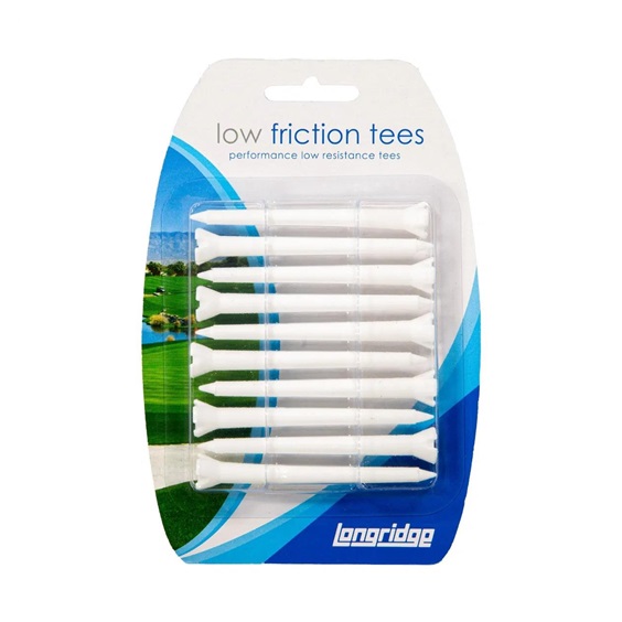 Longridge Extra Long Plastic Tee 75mm, 10Stk.