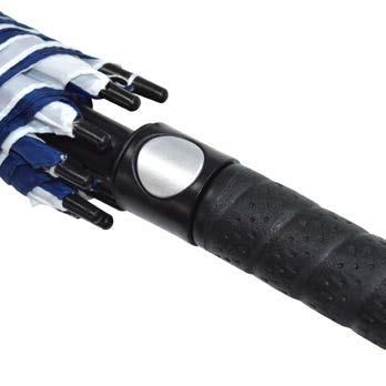 PGA Tour Windproof Double Canopy Regenschirm 62", weiß/blau