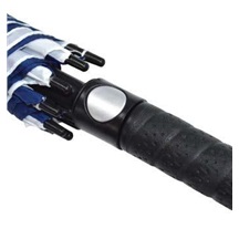 PGA Tour Windproof Double Canopy Regenschirm 62", weiß/blau
