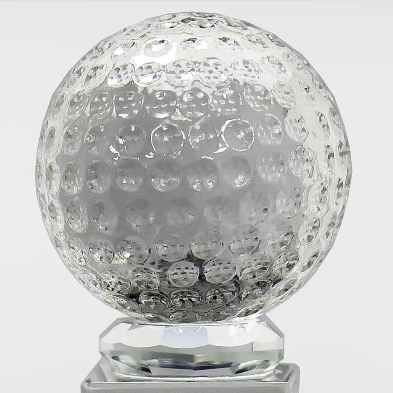 Longridge Crystal Golf Trophy Mit Golfball - 235mm