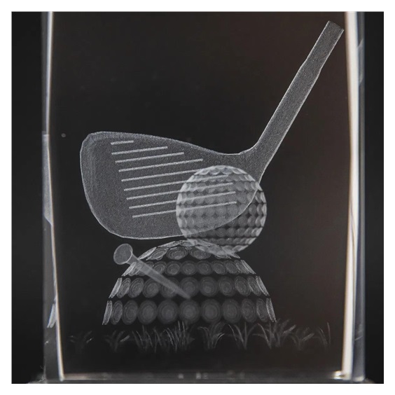 Longridge Nearest The Pin Crystal Golf Trophy