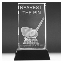 Longridge Nearest The Pin Crystal Golf Trophy