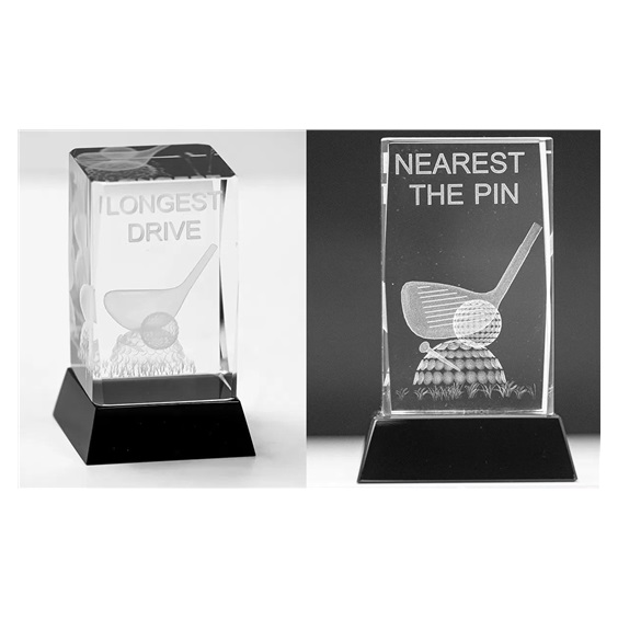 Longridge Nearest The Pin Crystal Golf Trophy