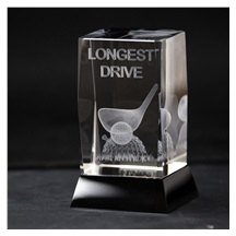 Longridge Drive Crystal Golf Trophy
