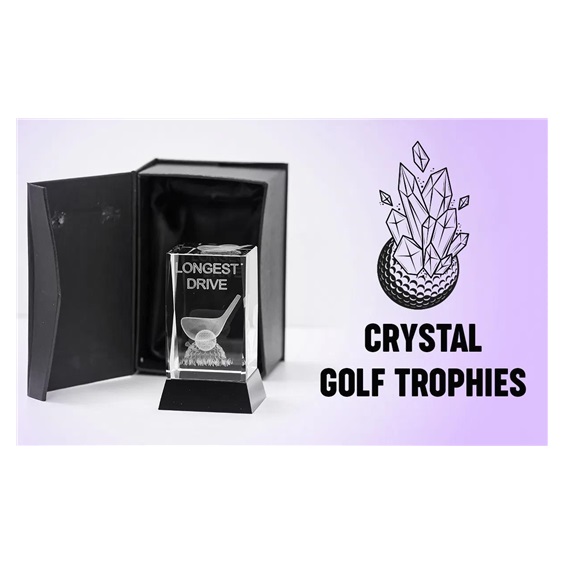 Longridge Drive Crystal Golf Trophy