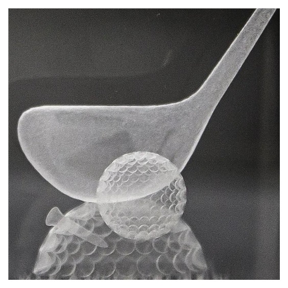 Longridge Drive Crystal Golf Trophy