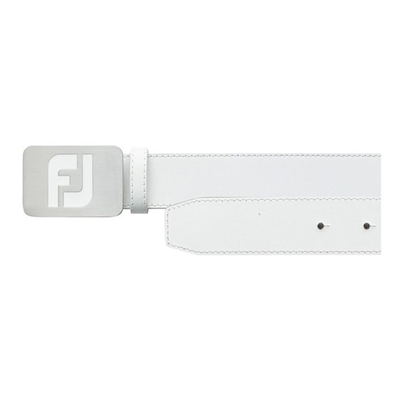 FootJoy Buckle Leather Herren Gürtel, weiss