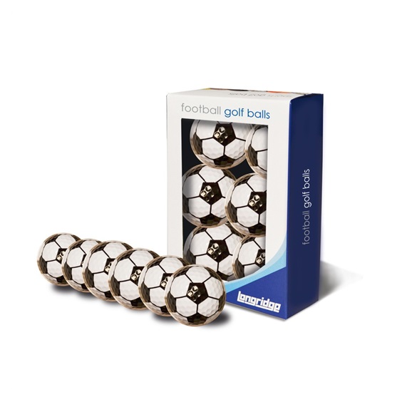 Longridge Football Golfbälle, 6Stk.
