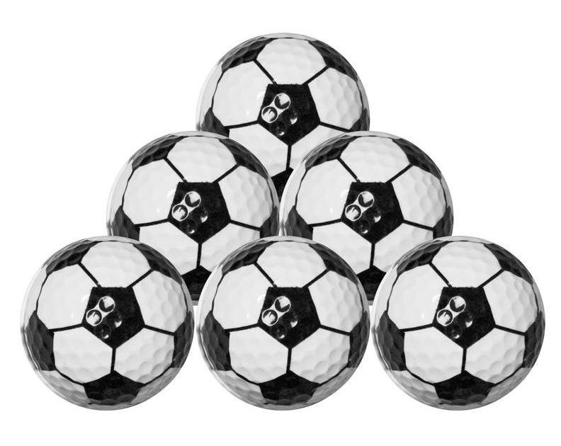 Longridge Football Golfbälle, 6Stk.