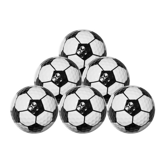 Longridge Football Golfbälle, 6Stk.
