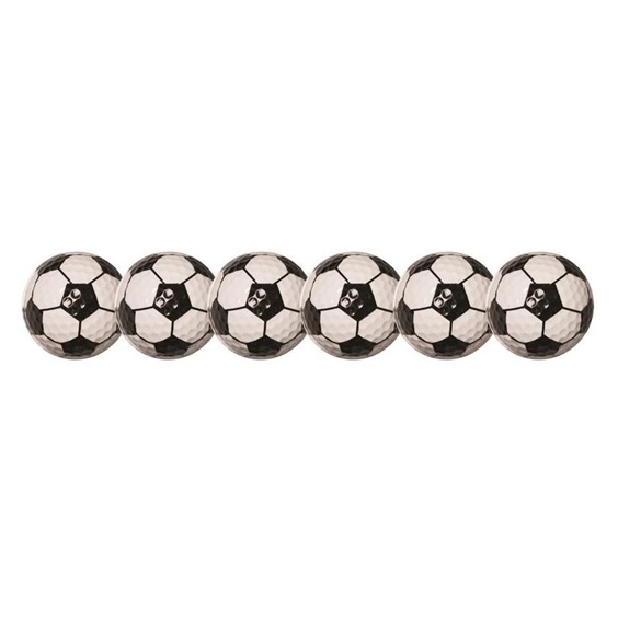 Longridge Football Golfbälle, 6Stk.