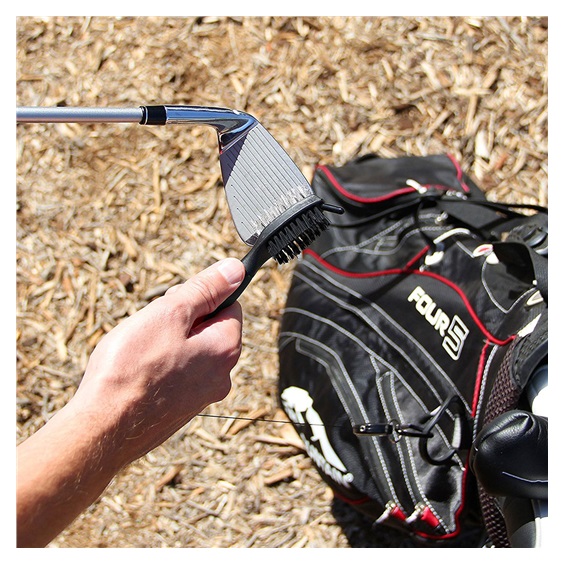 PGA Tour Club Brush and Groove Cleaner, schwarz