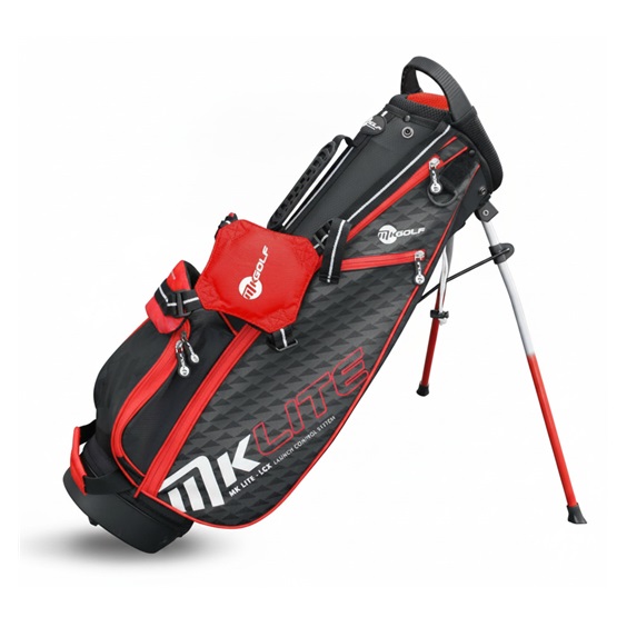 MKids Lite Junior Red 53" (135cm/7-9Y) Stand Bag, Rot