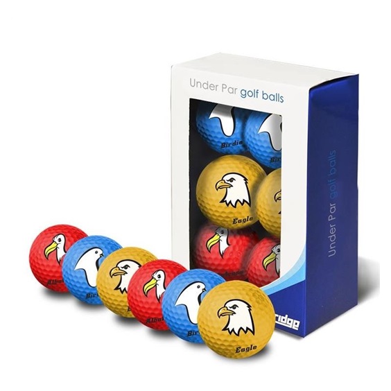 Longridge Under Par Golfbälle, farben mix