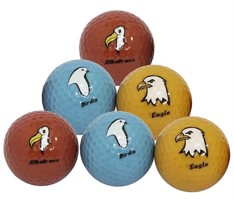Longridge Under Par Golfbälle, farben mix