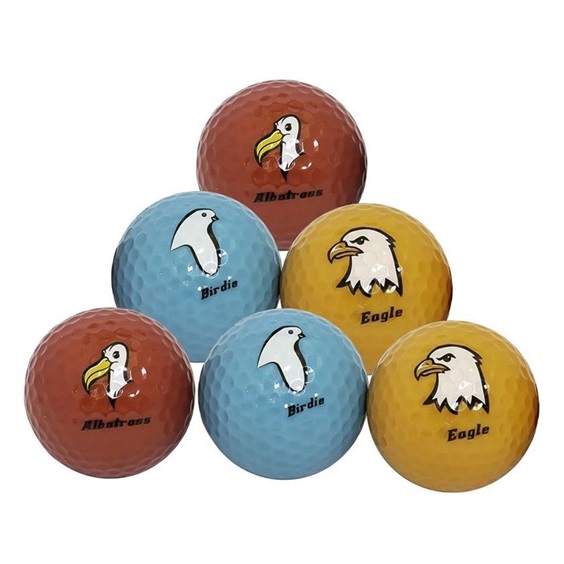 Longridge Under Par Golfbälle, farben mix