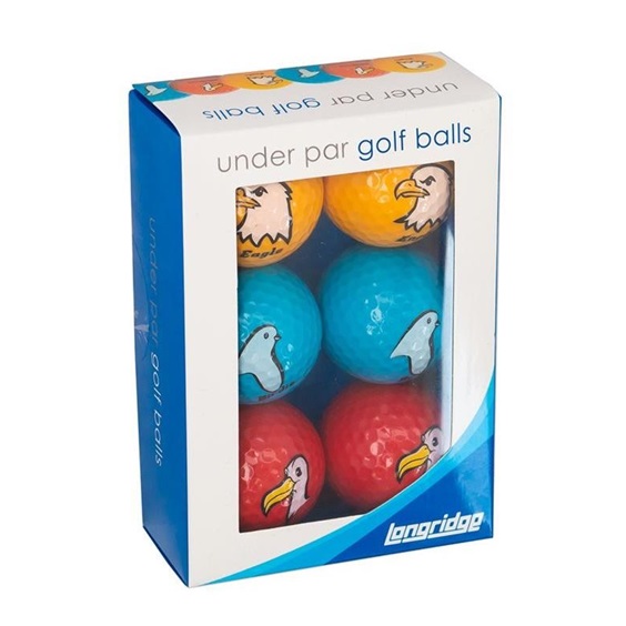 Longridge Under Par Golfbälle, farben mix