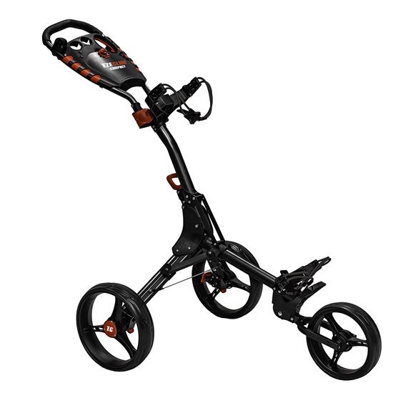 Ezeglide Compact+ Manuell Golftrolley, schwarz