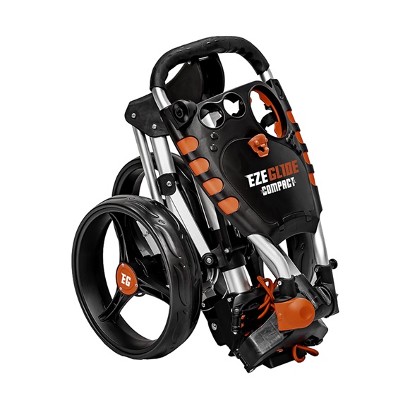 Ezeglide Compact+ Manuell Golftrolley, schwarz