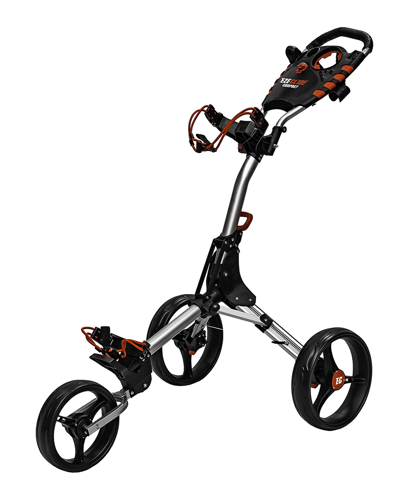 Ezeglide Compact+ Manuell Golftrolley, schwarz