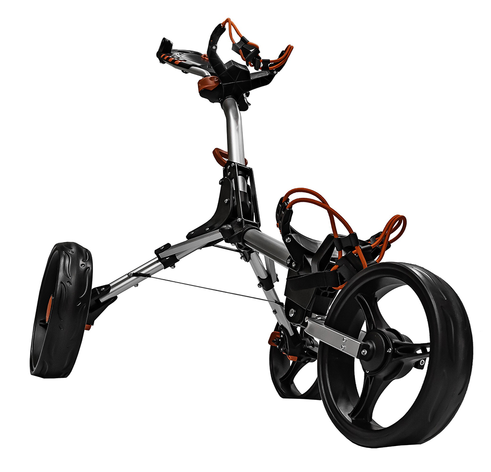 Ezeglide Compact+ Manuell Golftrolley, schwarz