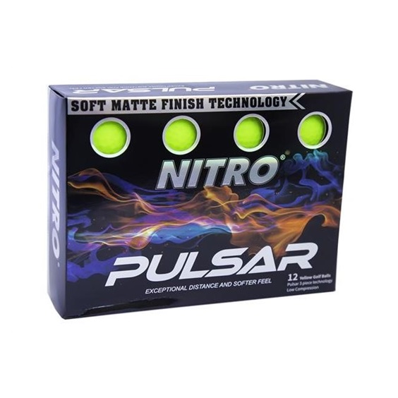 Nitro Pulsar Golfbälle, limette