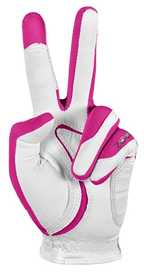 Zoom Weather Junior Handschuh, weiss/fuchsia