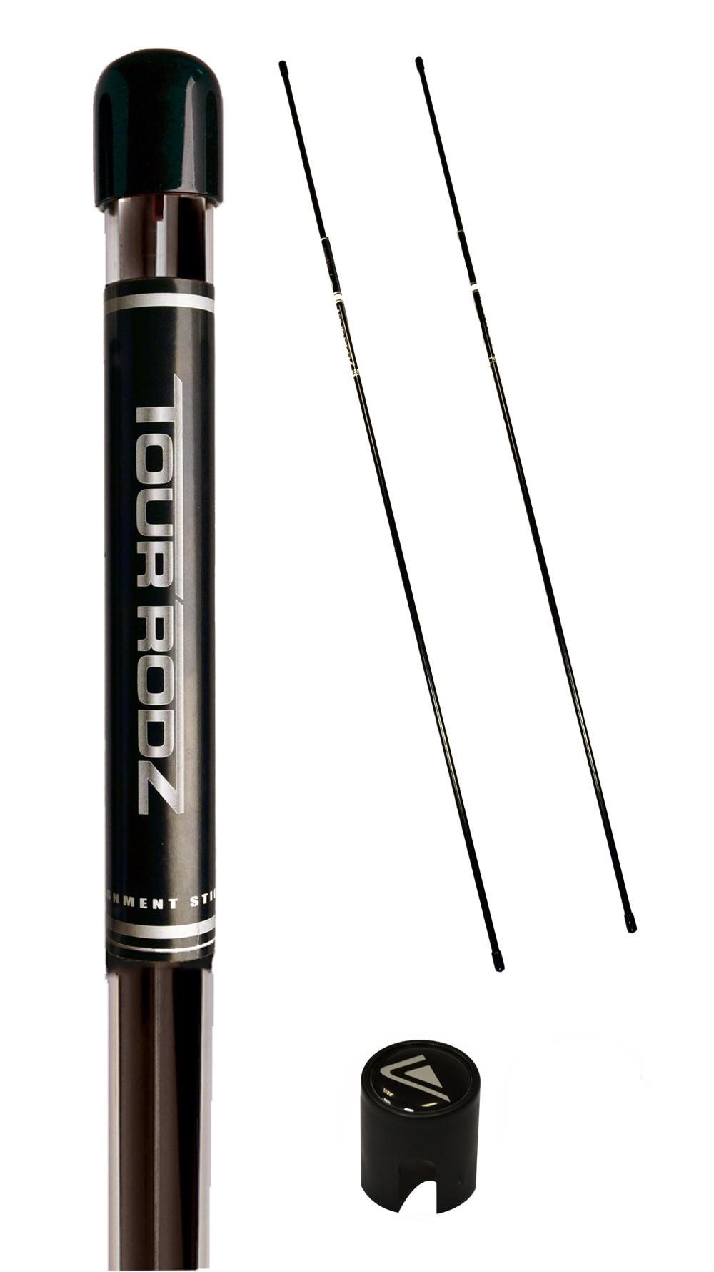 Longridge Tour Rods Trainingsschläger, schwarz, 2Stk.