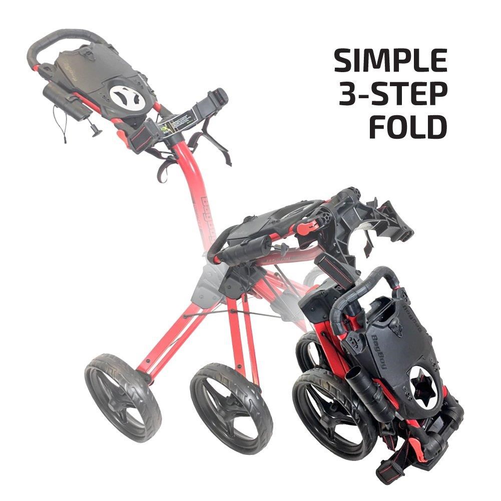 BagBoy Compact C3 Manuell Golftrolley, schwarz