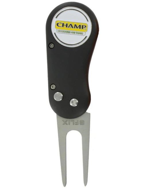 Champ FLIX Lite Divot Repair Tool, schwarz
