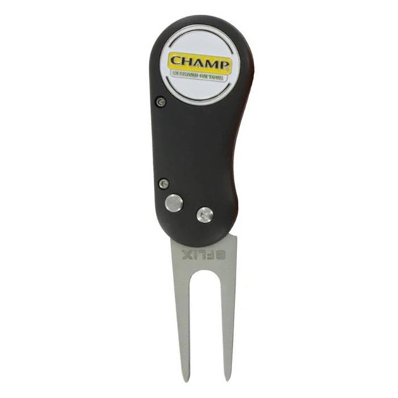 Champ FLIX Lite Divot Repair Tool, schwarz