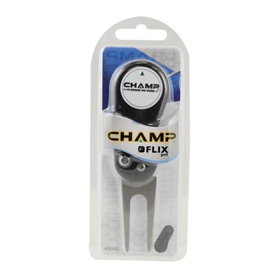Champ FLIX Lite Divot Repair Tool, schwarz