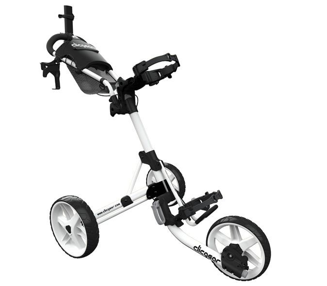 Clicgear Modell 4 Golf Trolley, Matt White