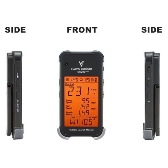 Voice Caddie Swing Caddie Launch Monitor SC200+ schwarz