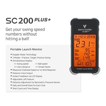 Voice Caddie Swing Caddie Launch Monitor SC200+ schwarz