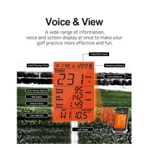 Voice Caddie Swing Caddie Launch Monitor SC200+ schwarz