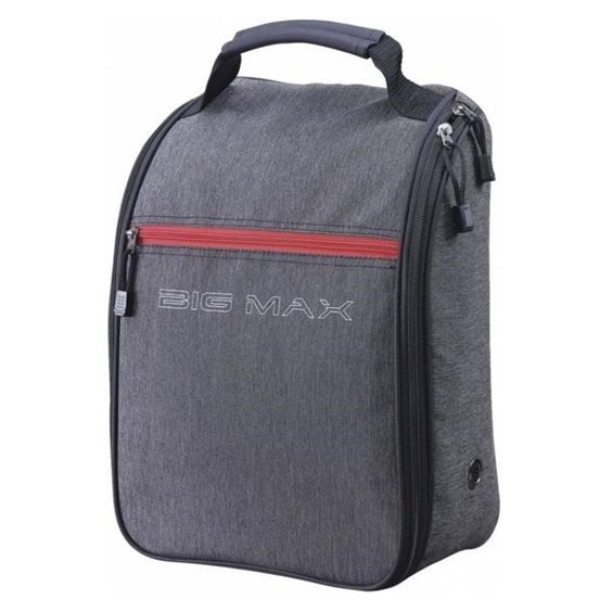 Big Max Schuhtasche, grau/rot