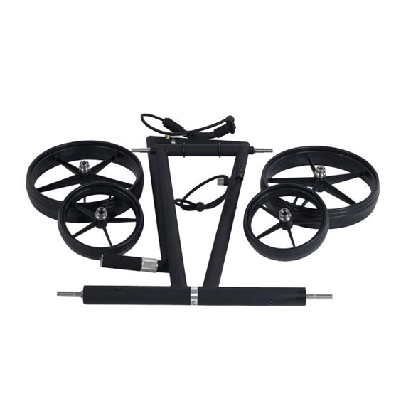 Big Max e-LITE 4 Elektrotrolley, schwarz, 27+ Batterien