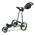 Big Max Autofold X manueller Trolley, schwarz/lime