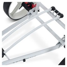 Big Max Autofold X manueller Trolley, schwarz/lime