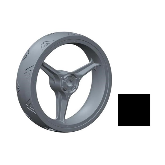 Big Max Vorderrad Blade Quattro, schwarz, 1Stk.