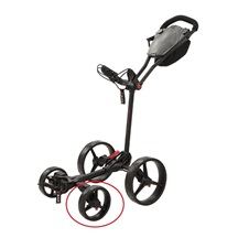 Big Max Vorderrad Blade Quattro, schwarz, 1Stk.