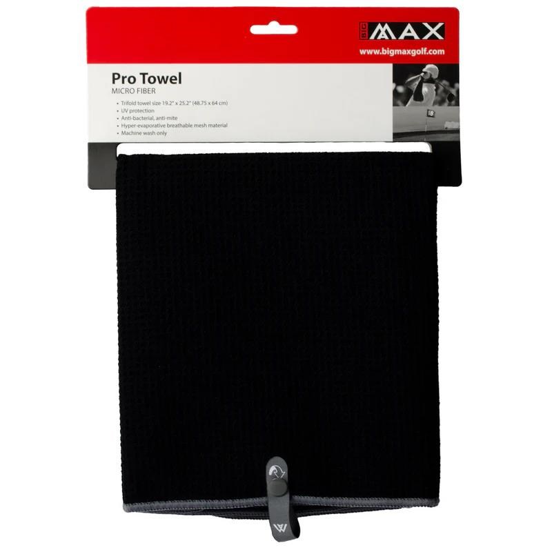 Big Max Pro Golfhandtuch, schwarz