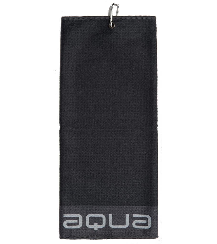 Big Max Aqua Trifold Golfhandtuch, schwarz