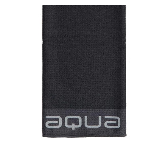 Big Max Aqua Trifold Golfhandtuch, schwarz