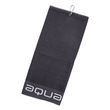 Big Max Aqua Trifold Golfhandtuch, schwarz
