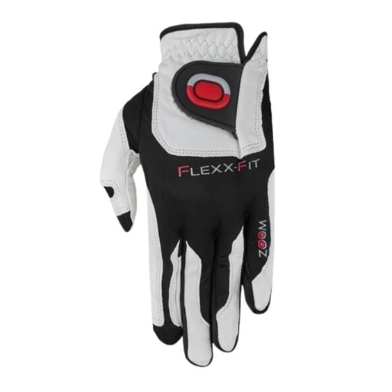Zoom Tour Herren Handschuh, weiss/schwarz/rot, oversize