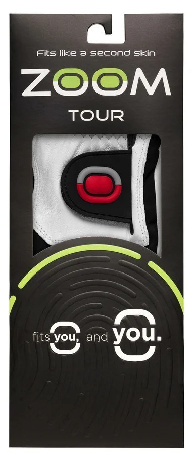 Zoom Tour Herren Handschuh, weiss/schwarz/rot, oversize